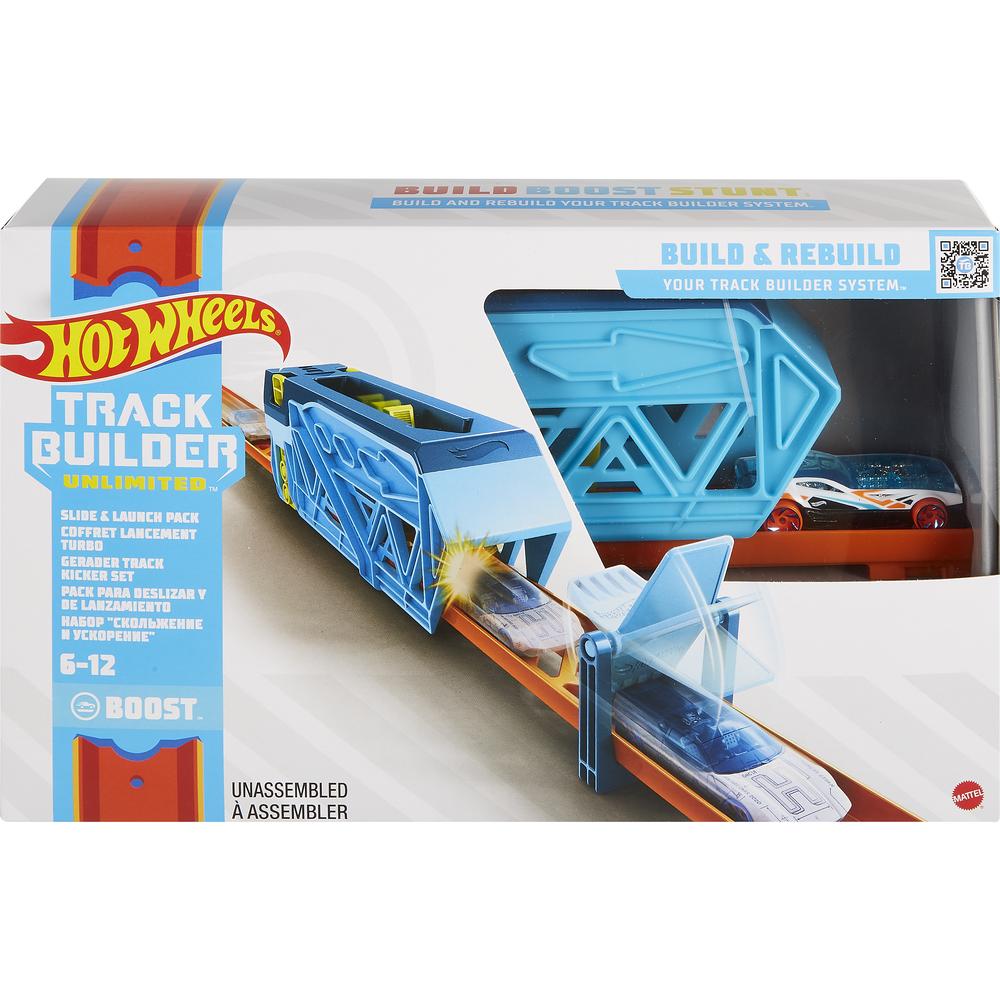 фото Автотрек mattel hot wheels конструктор трасс крутой поворот glc87/gvg08