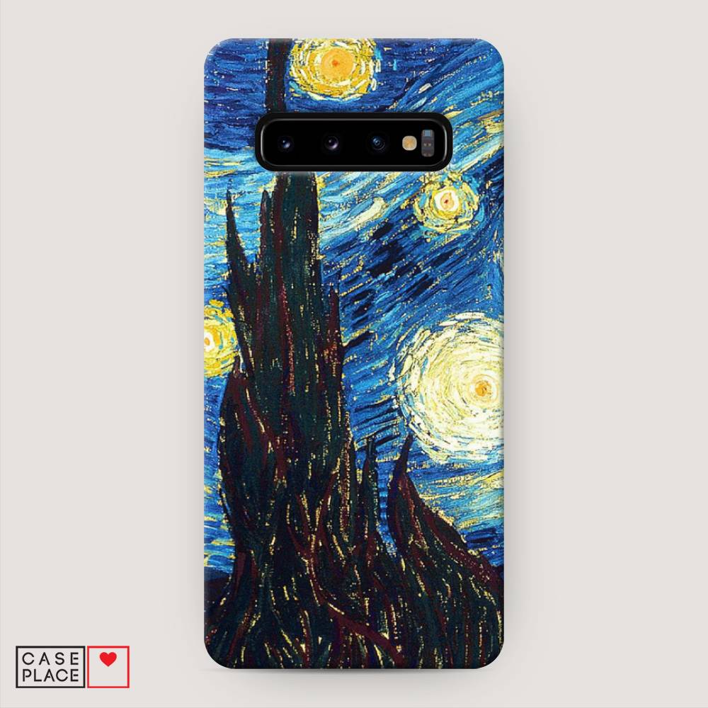 

Пластиковый чехол "Ван Гог Звездная ночь" на Samsung Galaxy S10 +, 27120-7