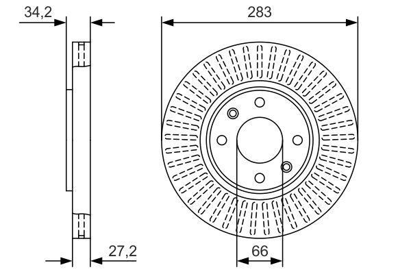 

Диск Тормозной Bosch 0986479W69