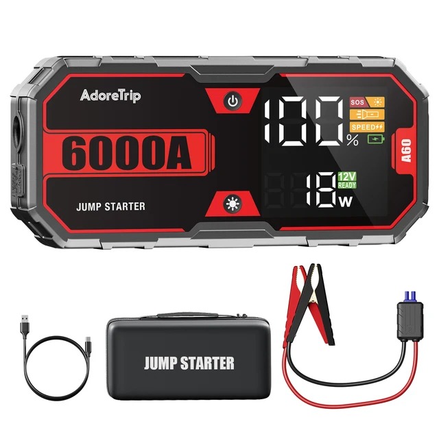 Автомобильное пусковое устройство JF.EGWO 20000mAh 6000A портативное бустер