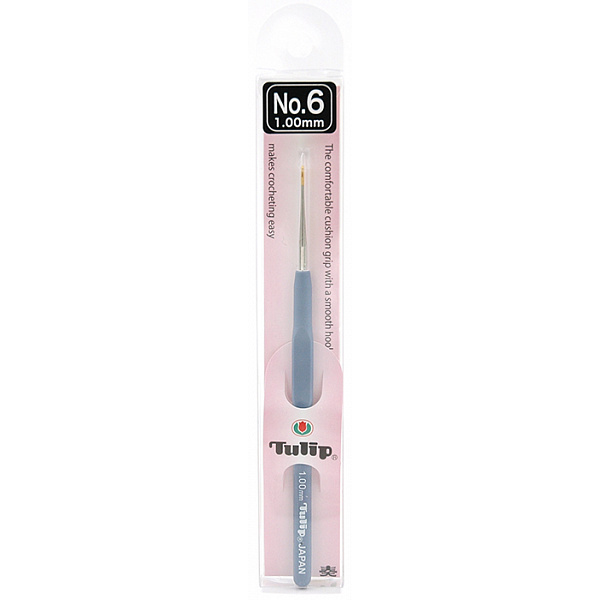 Крючок для вязания с ручкой Tulip ETIMO 1мм, сталь / пластик, арт.T13-6E