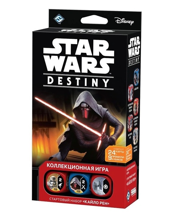 фото Настольная игра star wars: destiny. стартовый набор "кайло рен" hobby world