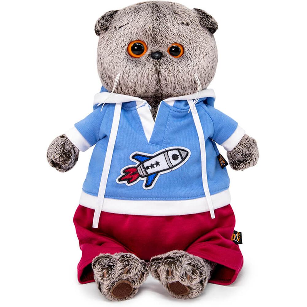 фото Мягкая игрушка budi basa basik & co басик в футболке с ракетой 19 см