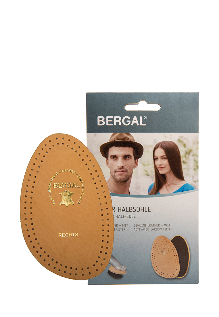 

Полустельки для обуви унисекс BERGAL Leder Halbsohle 46-47, Leder Halbsohle