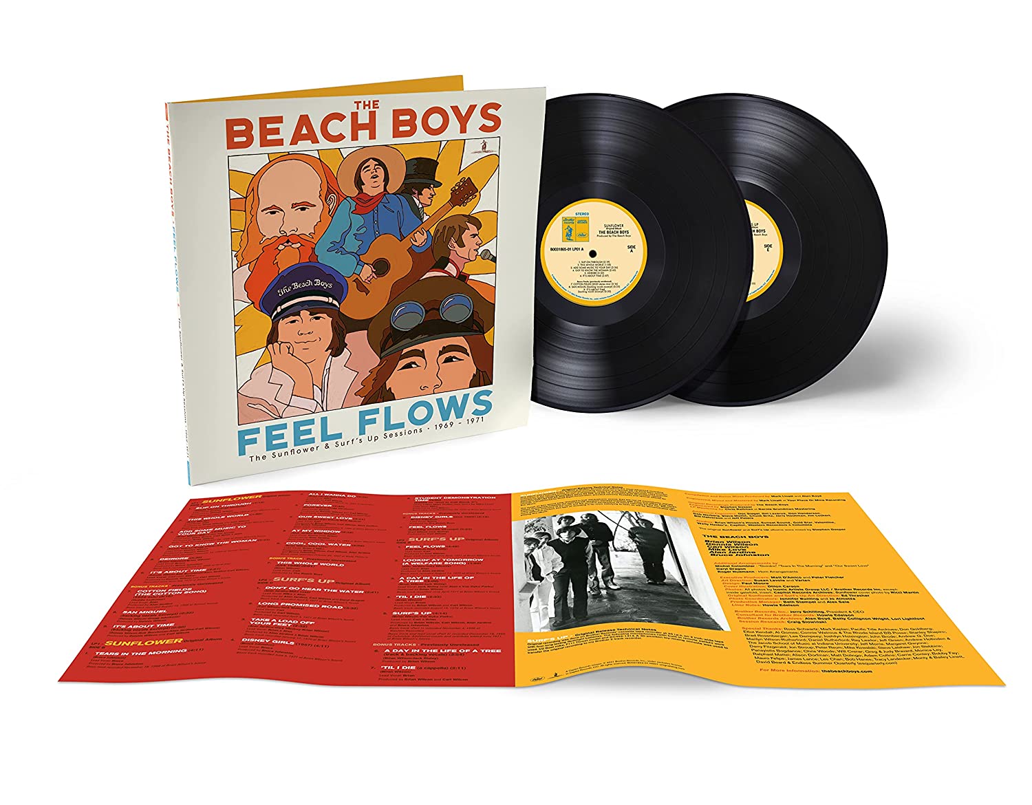 фото Beach boys "feel flows" the sunflower & surf’s up sessions 1969-1971 (2lp) мистерия звука