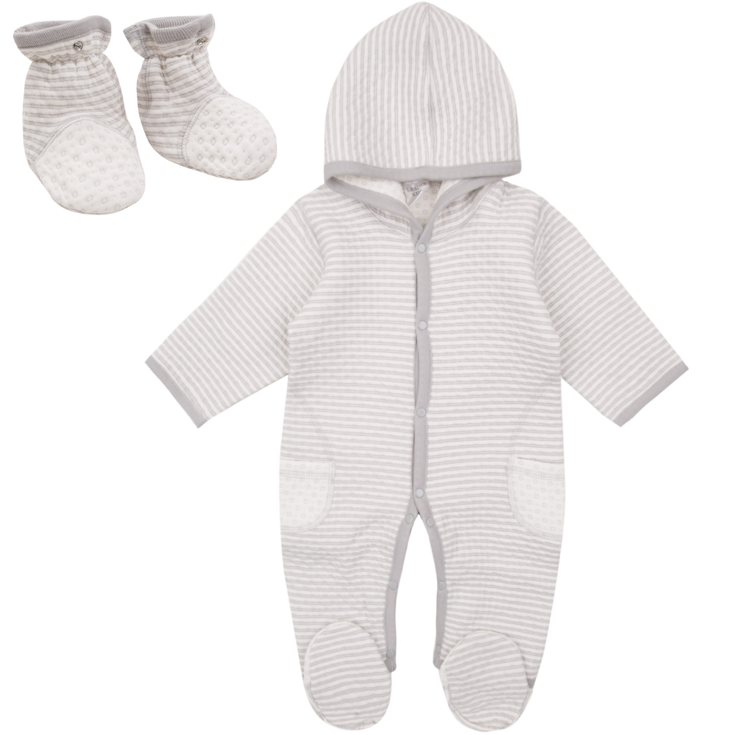 фото Комбинезон leader kids newborn, цвет: серый р.62