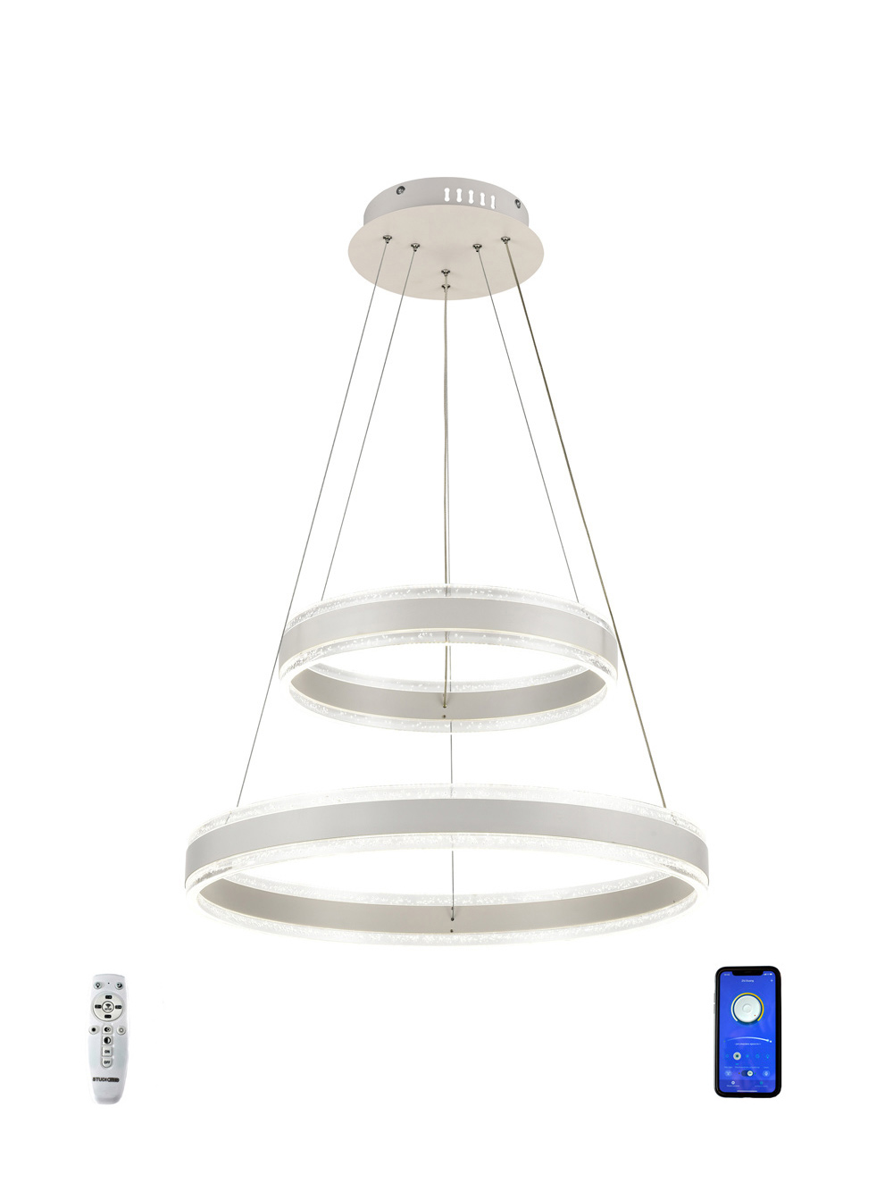 фото Светодиодная подвесная люстра studio led sl127 white