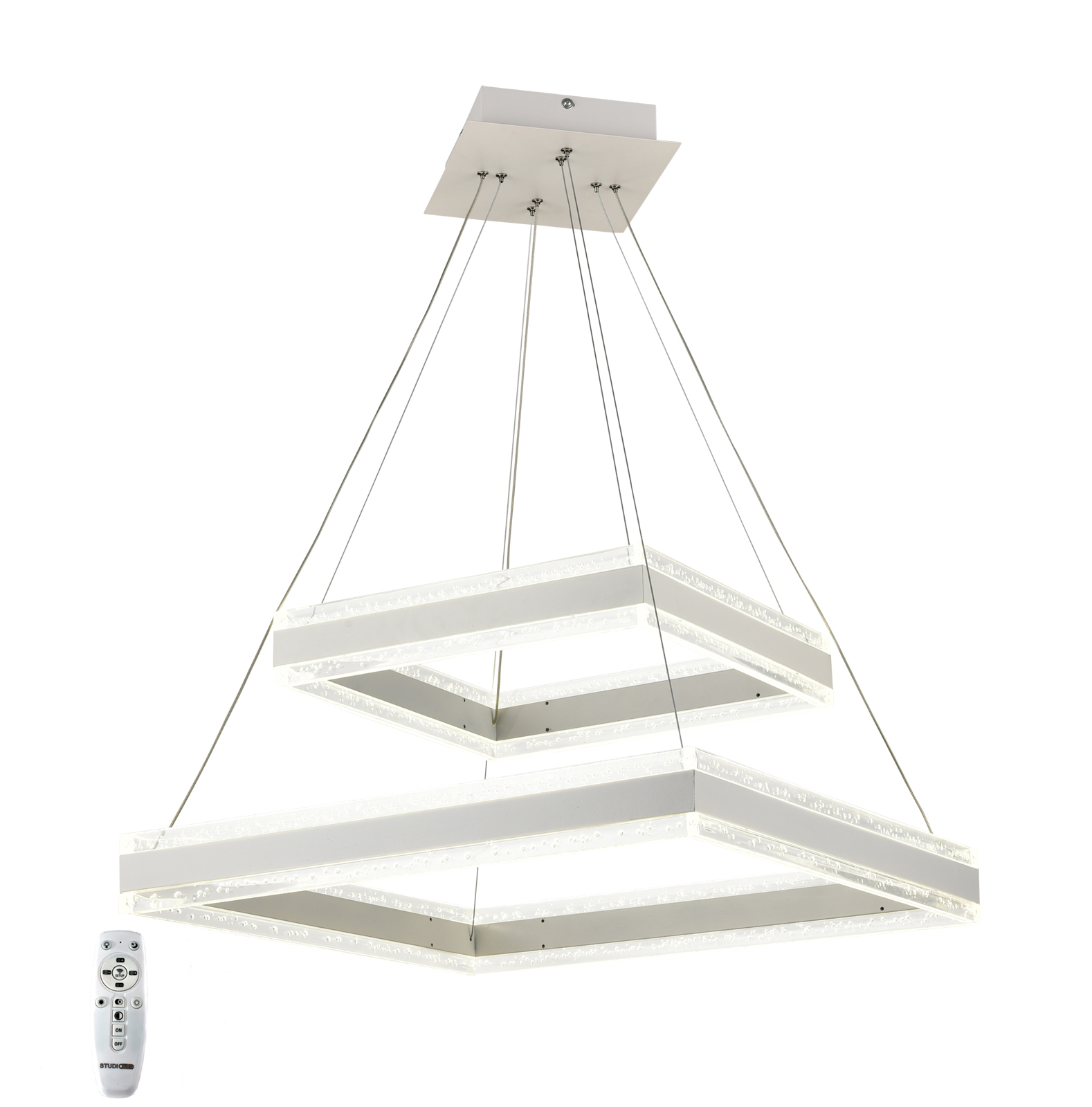 фото Светодиодная подвесная люстра studio led sl128 white