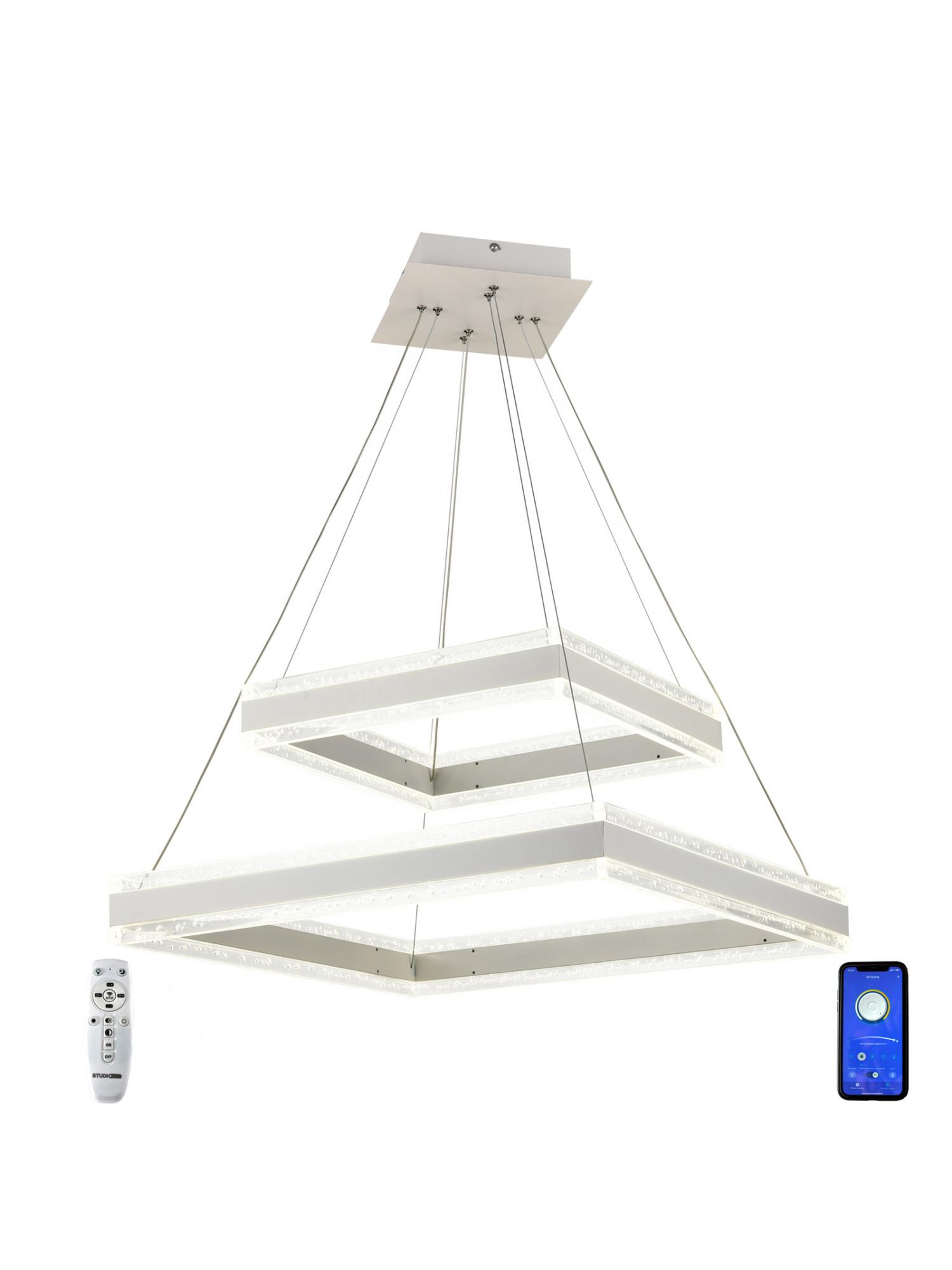 фото Светодиодная подвесная люстра studio led sl128 white