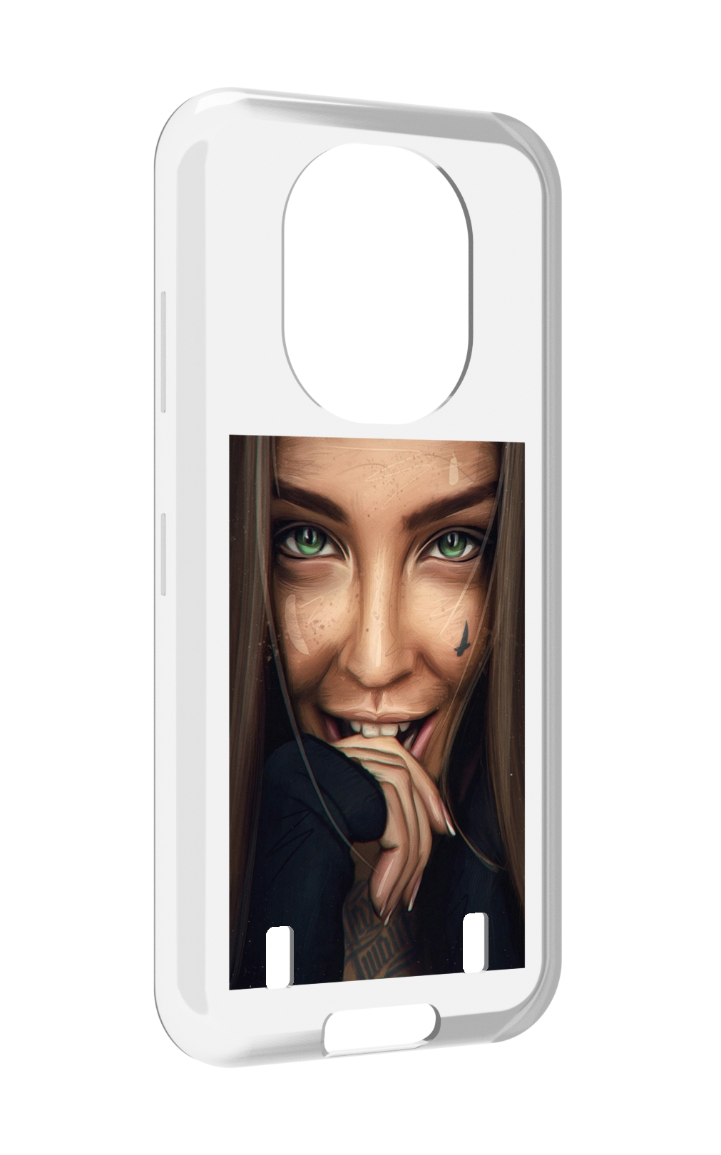 

Чехол MyPads девушка улыбается женский для Oukitel WP16, Прозрачный, Tocco