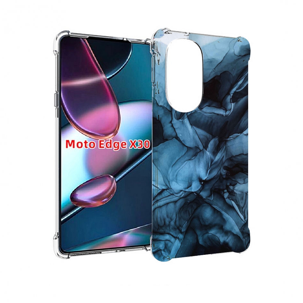 

Чехол MyPads голубой дымок для Motorola Moto Edge X30, Прозрачный, Tocco