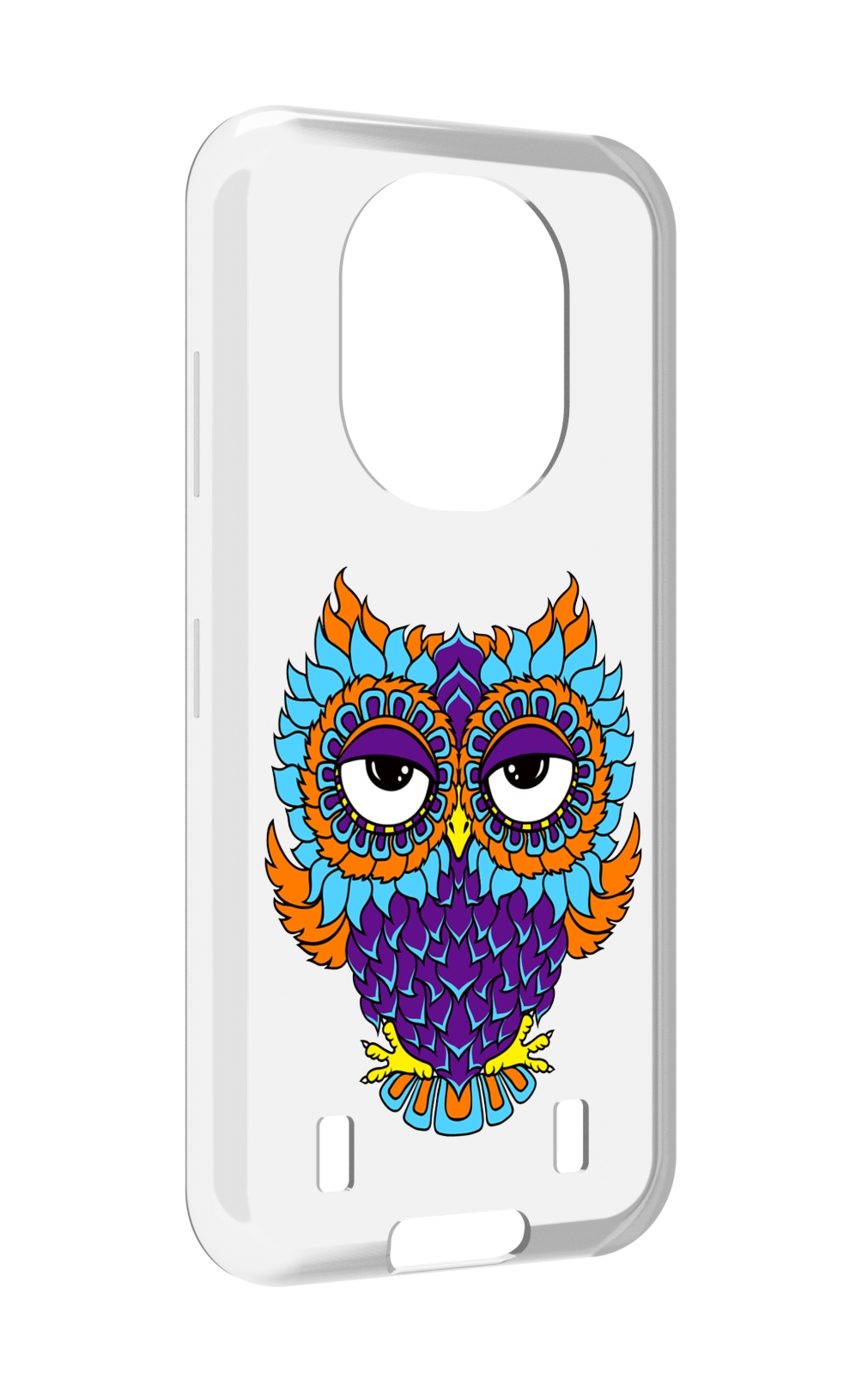 

Чехол MyPads Цветная сова для Oukitel WP16, Прозрачный, Tocco