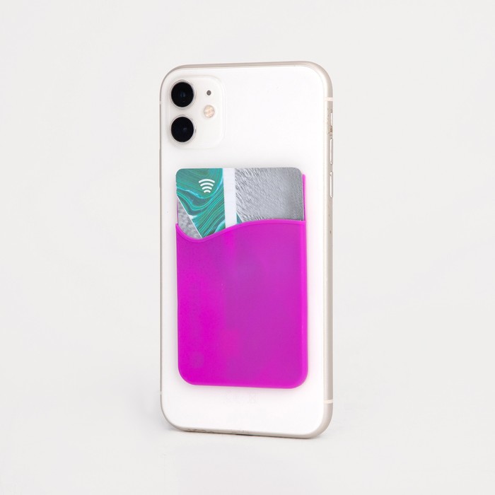 

Визитница женская NoBrand 9118998, фиолетовый, 9118998
