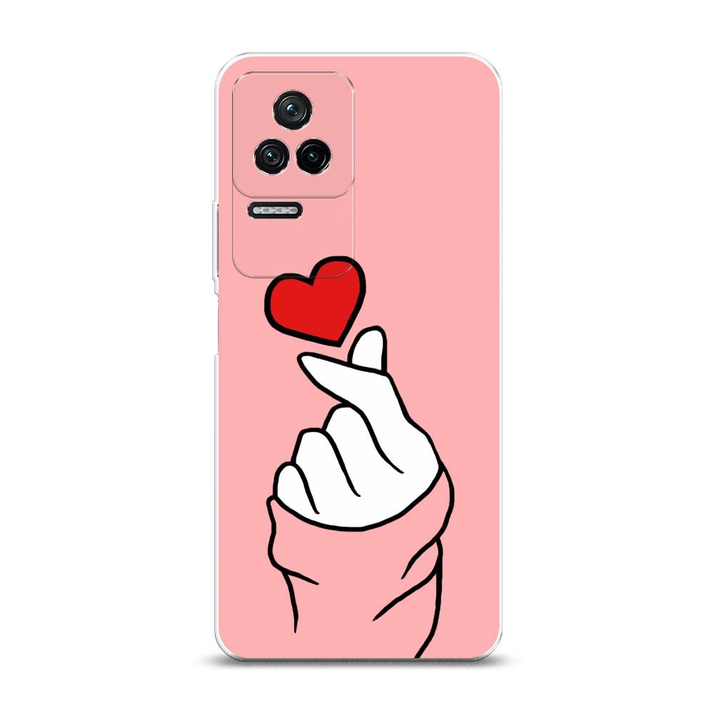 

Чехол Awog на Poco F4/Redmi K40S "Милое сердечко", Разноцветный, 314650-7