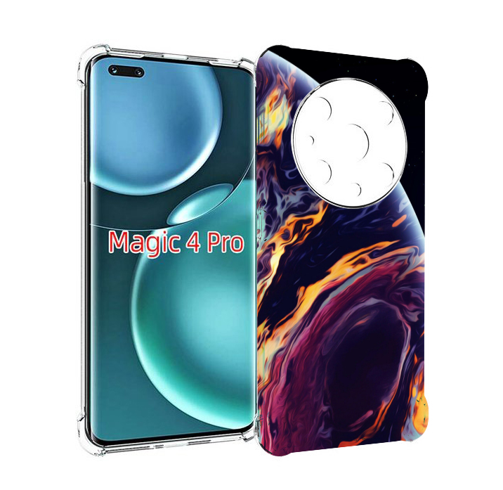

Чехол MyPads акварельная планета для Honor Magic4 Pro, Прозрачный, Tocco