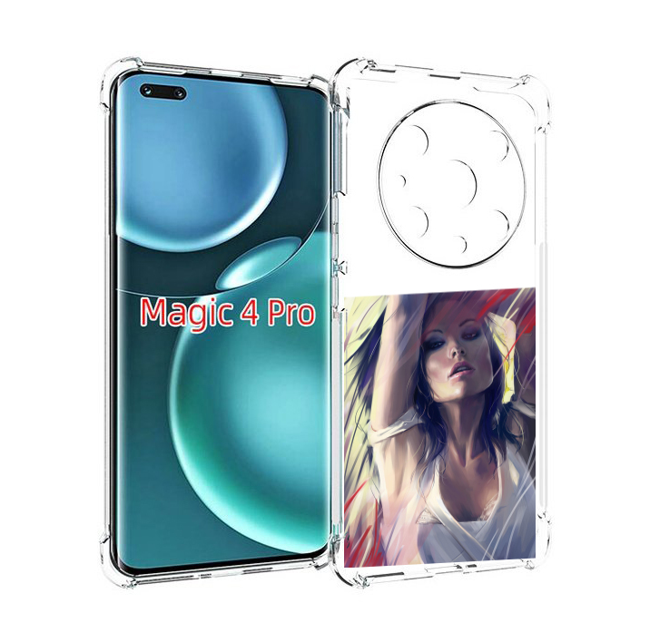 

Чехол MyPads акварельная-девушка женской для Honor Magic4 Pro, Прозрачный, Tocco