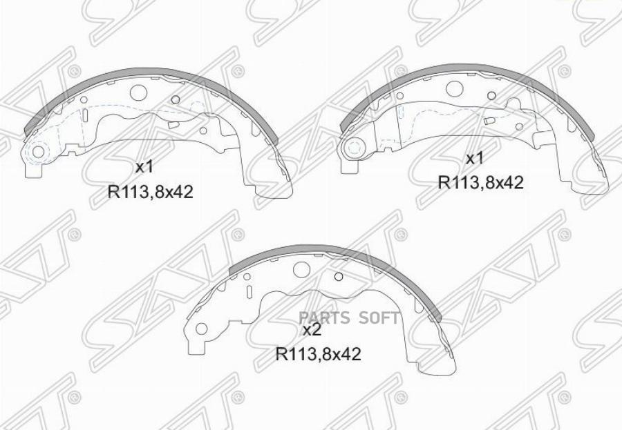 

Колодки тормозные зад RENAULT DUSTER/KAPTUR/DOKKER/ARKANA SAT