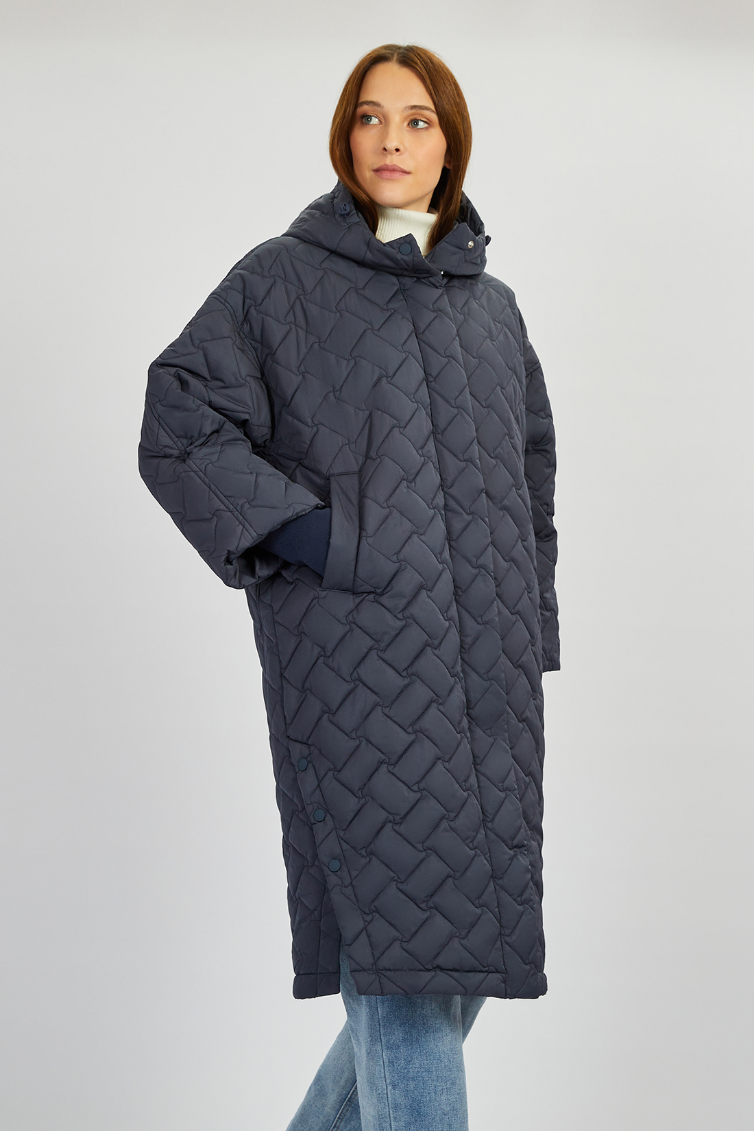 

Куртка женская Baon B0322524 синяя 2XL, B0322524