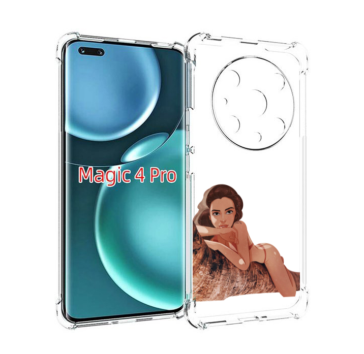 

Чехол MyPads амазонка-на-дереве для Honor Magic4 Pro, Прозрачный, Tocco