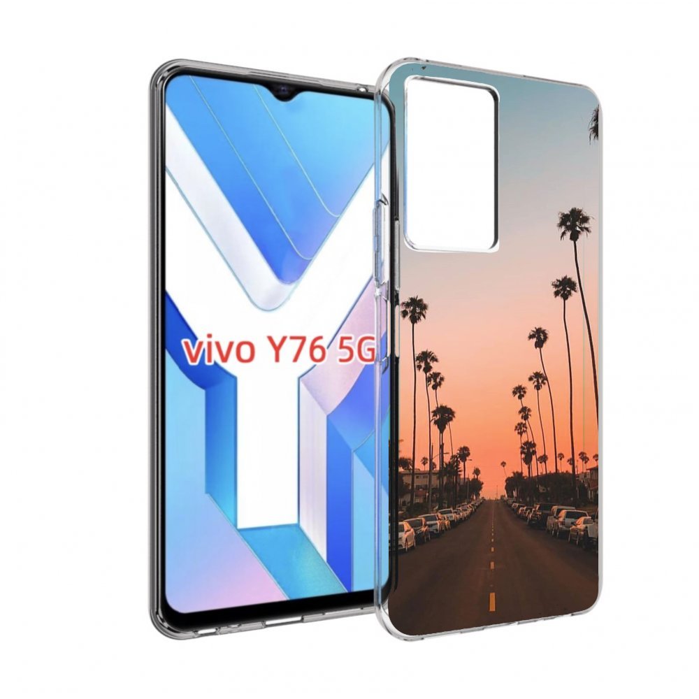 

Чехол MyPads дорога-с-закатом для Vivo Y76 5G, Прозрачный, Tocco