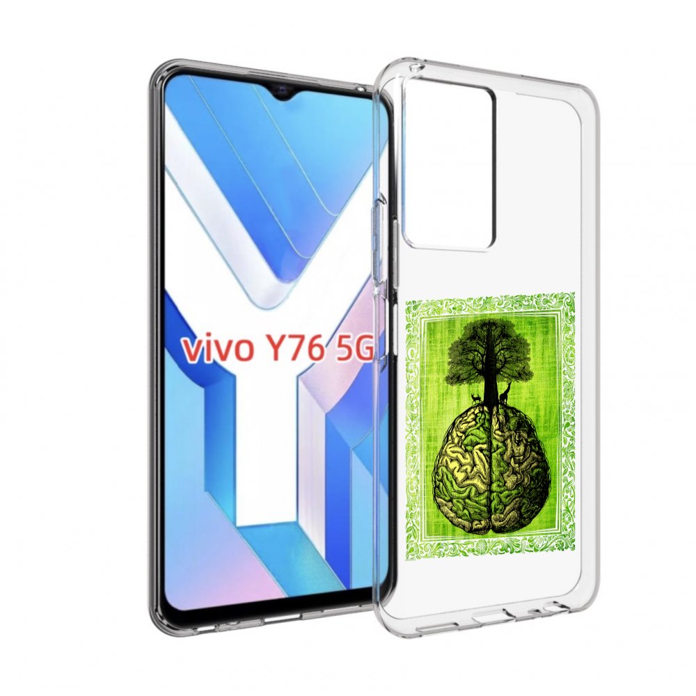 

Чехол MyPads абстракция здоровый мозг для Vivo Y76 5G, Прозрачный, Tocco