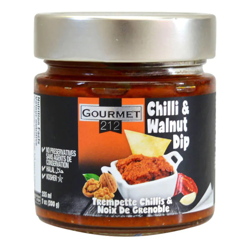 

Паста Gourmet212 из томатов с грецким орехом-перцем чили 200 г
