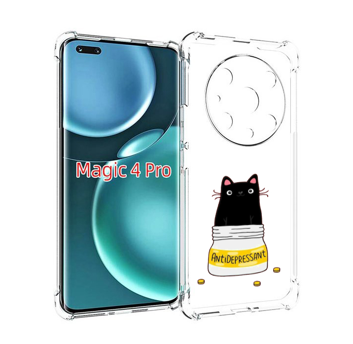 

Чехол MyPads антидепрессант для Honor Magic4 Pro, Прозрачный, Tocco