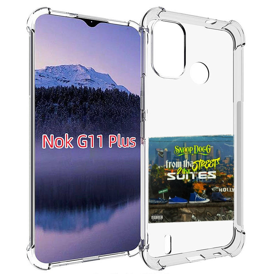 

Чехол MyPads Snoop Dogg FROM THE STREET 2 THA SUITES для Nokia G11 Plus, Прозрачный, Tocco