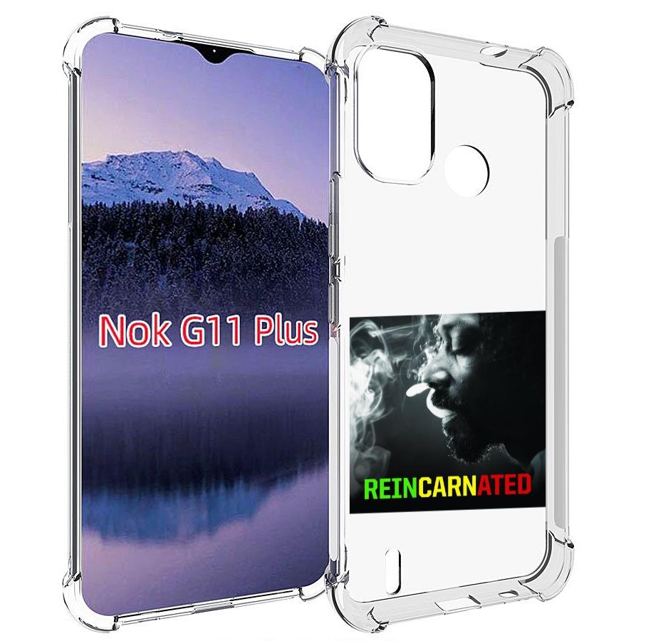 

Чехол MyPads Snoop Dogg REINCARNATED для Nokia G11 Plus, Прозрачный, Tocco
