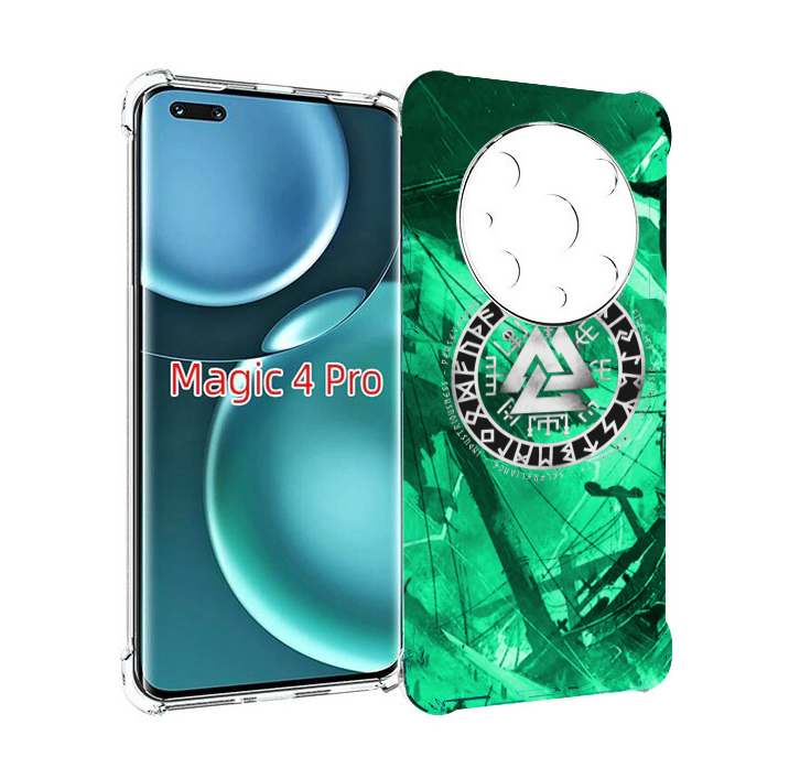 

Чехол MyPads ассасин-крид-2020-рагнарек мужской для Honor Magic4 Pro, Прозрачный, Tocco