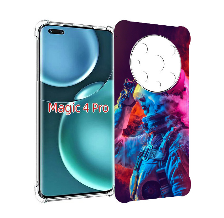 

Чехол MyPads астронавт в дыму для Honor Magic4 Pro, Прозрачный, Tocco