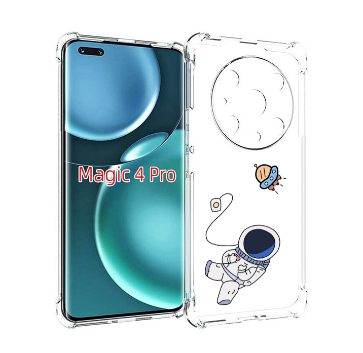 

Чехол MyPads астронавт для Honor Magic4 Pro, Прозрачный, Tocco