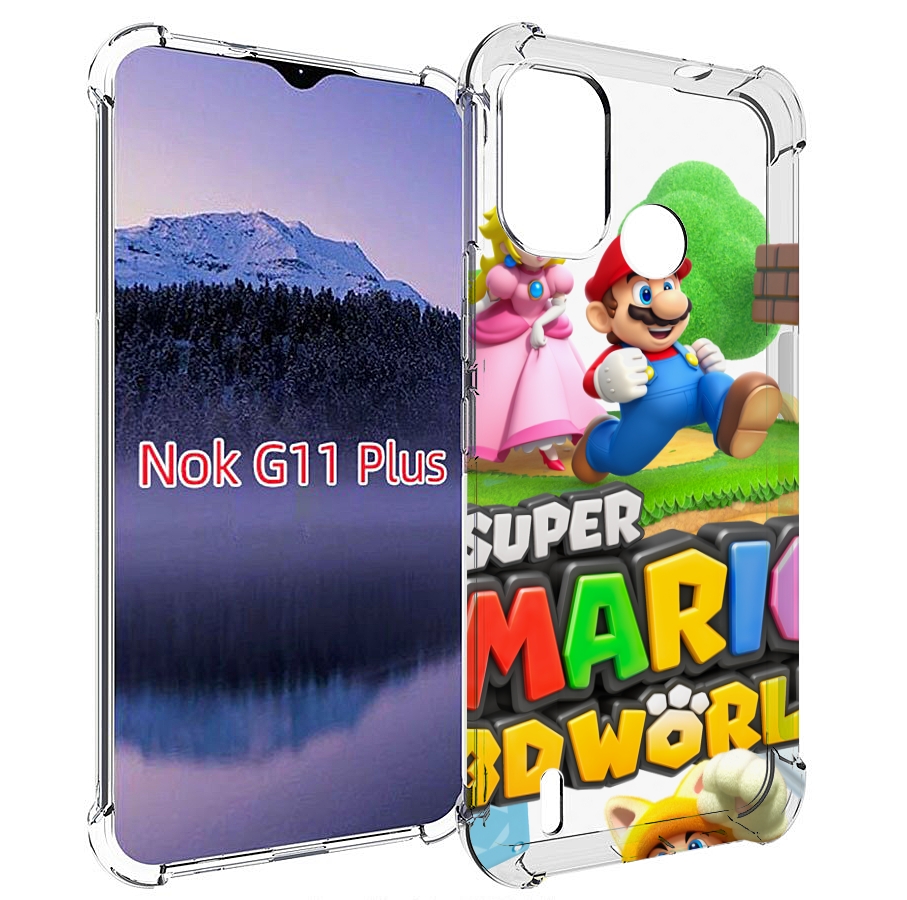 

Чехол MyPads Super Mario 3D World для Nokia G11 Plus, Прозрачный, Tocco