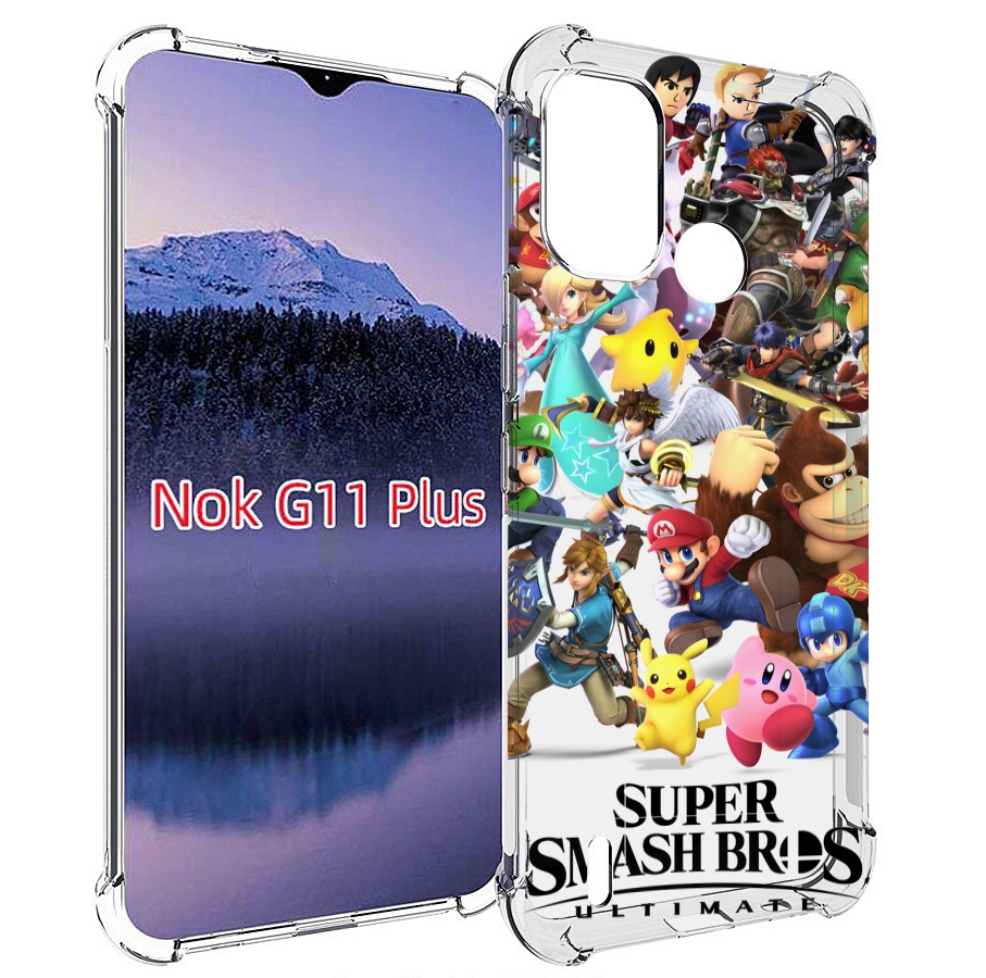 

Чехол MyPads Super Smash Bros для Nokia G11 Plus, Прозрачный, Tocco