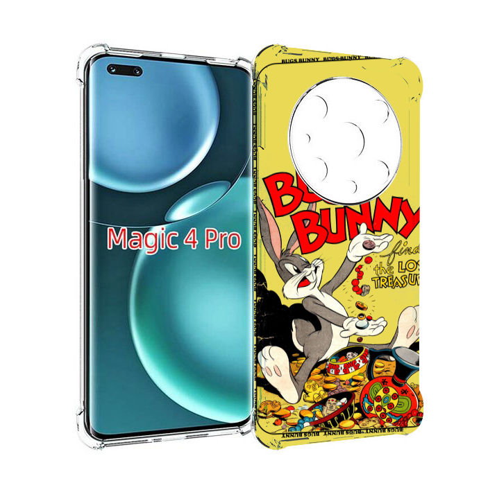 

Чехол MyPads бакс-банни-и-еда для Honor Magic4 Pro, Прозрачный, Tocco