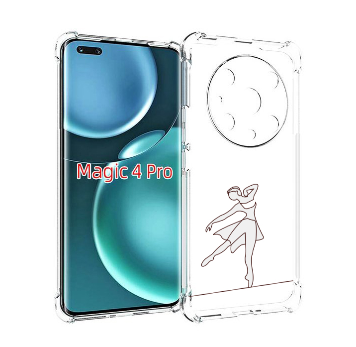 

Чехол MyPads балерина-белая для Honor Magic4 Pro, Прозрачный, Tocco