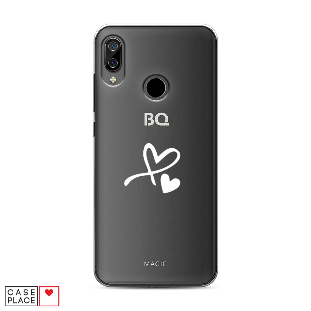 

Чехол Awog на BQ 6040L Magic / BQ 6040L Мэджик "Сердечко минимализм", Разноцветный, 201350-6