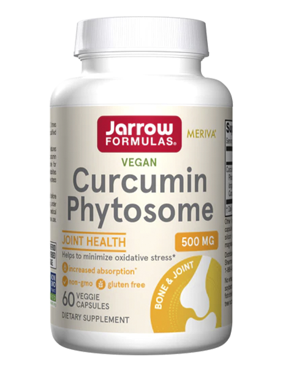 Фитосом куркумина Jarrow Formulas Curcumin Phytosome 60 вегетарианских капсул