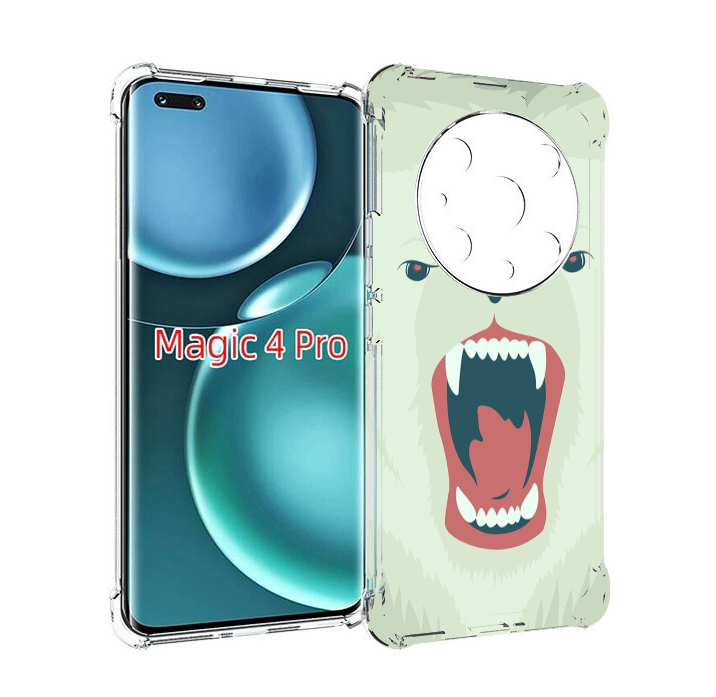 

Чехол MyPads белый-медведь для Honor Magic4 Pro, Прозрачный, Tocco