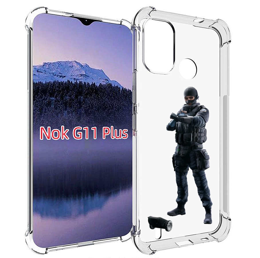 

Чехол MyPads Tom-Clancy's-Rainbow-Six-1 для Nokia G11 Plus, Прозрачный, Tocco