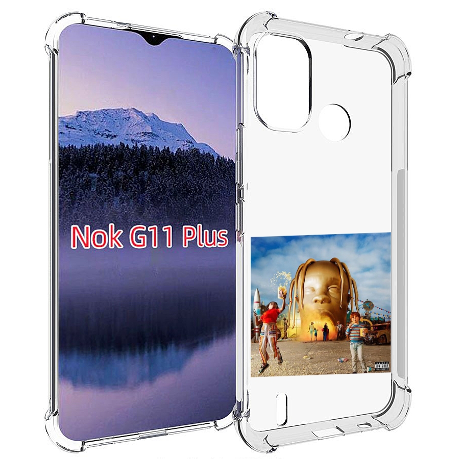 

Чехол MyPads Travis Scott - Astroworld для Nokia G11 Plus, Прозрачный, Tocco