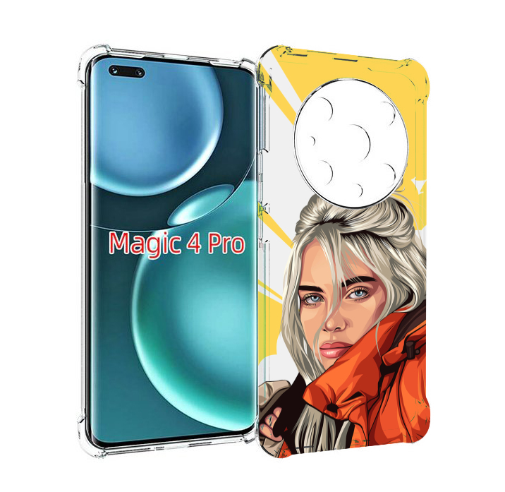 

Чехол MyPads билли-айлиш-в-куртке для Honor Magic4 Pro, Прозрачный, Tocco