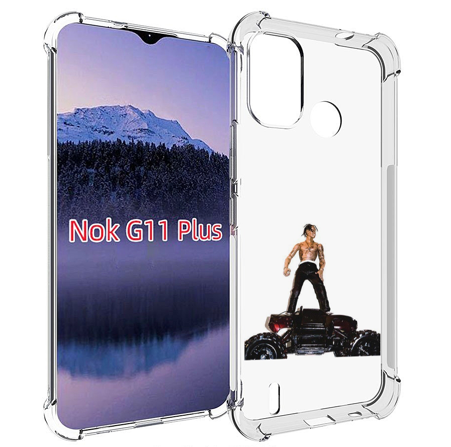 

Чехол MyPads Travis Scott - Rodeo для Nokia G11 Plus, Прозрачный, Tocco