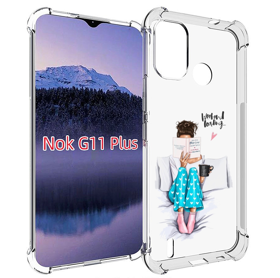 

Чехол MyPads Weekend-loading для Nokia G11 Plus, Прозрачный, Tocco