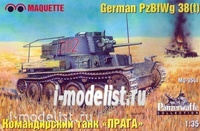 фото 3541 макет 1/35 командирский танк pzbfwg 38t прага nobrand