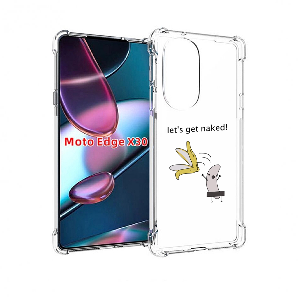 

Чехол MyPads голый-банан для Motorola Moto Edge X30, Прозрачный, Tocco