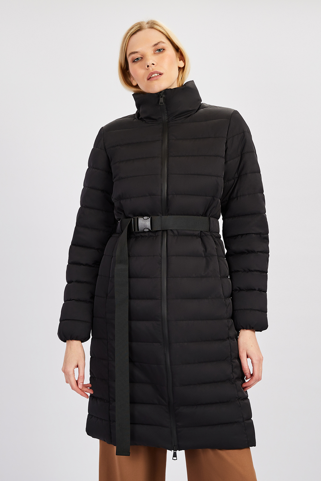 Пальто женское Baon B0422507 черное XL