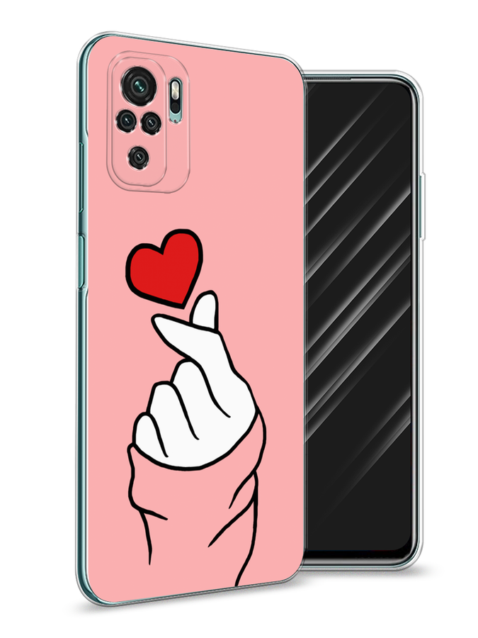 

Чехол Awog на Xiaomi Redmi Note 10/Note 10S/M5s "Милое сердечко", Разноцветный, 39750-7