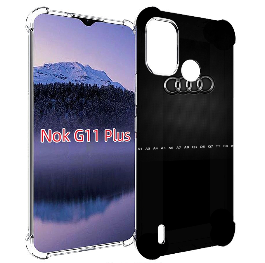 

Чехол MyPads audi 1 мужской для Nokia G11 Plus, Прозрачный, Tocco
