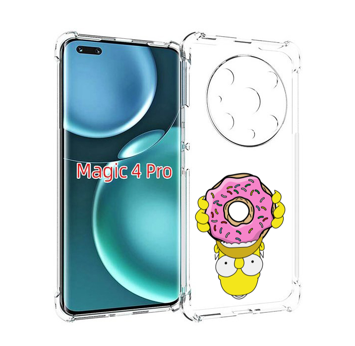 

Чехол MyPads большой-пончик для Honor Magic4 Pro, Прозрачный, Tocco